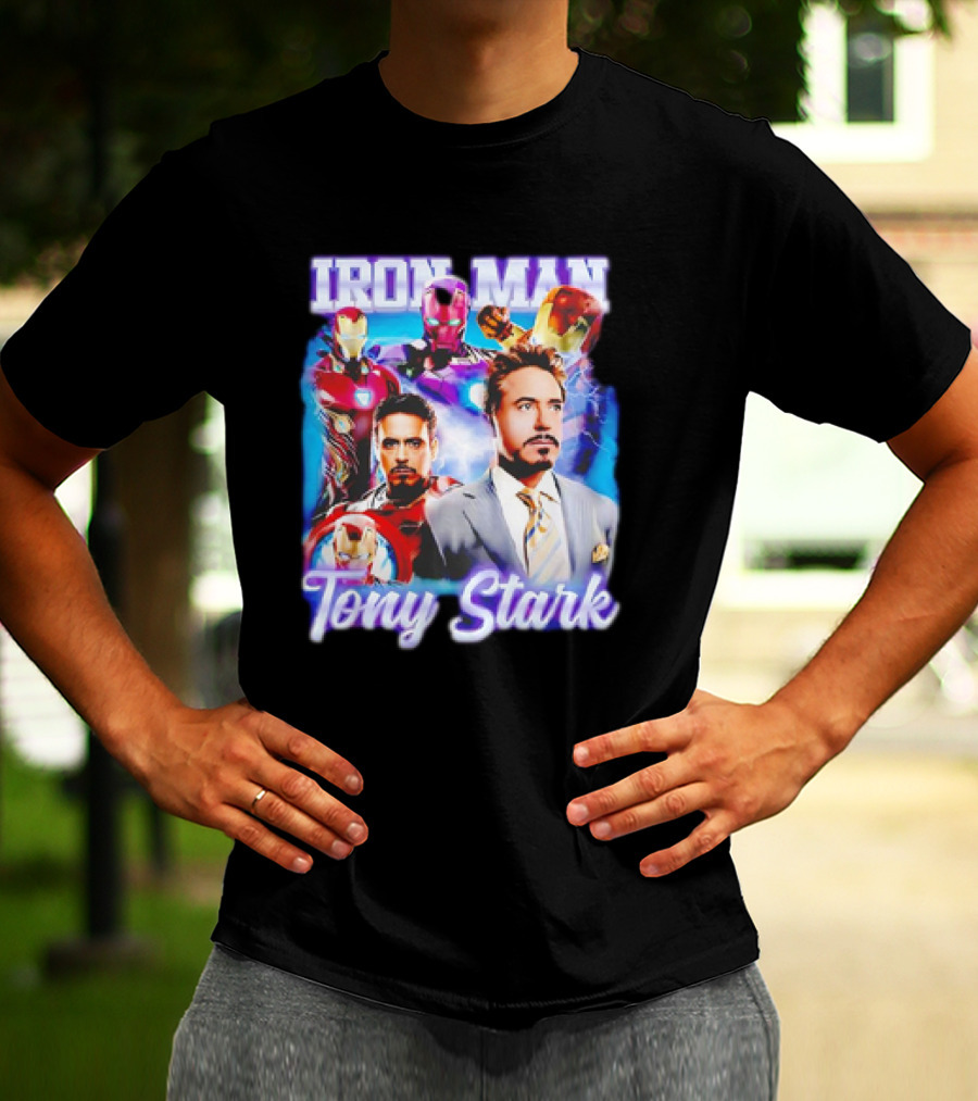 Iron Man Tony Stark Marvel Studio T-Shirt