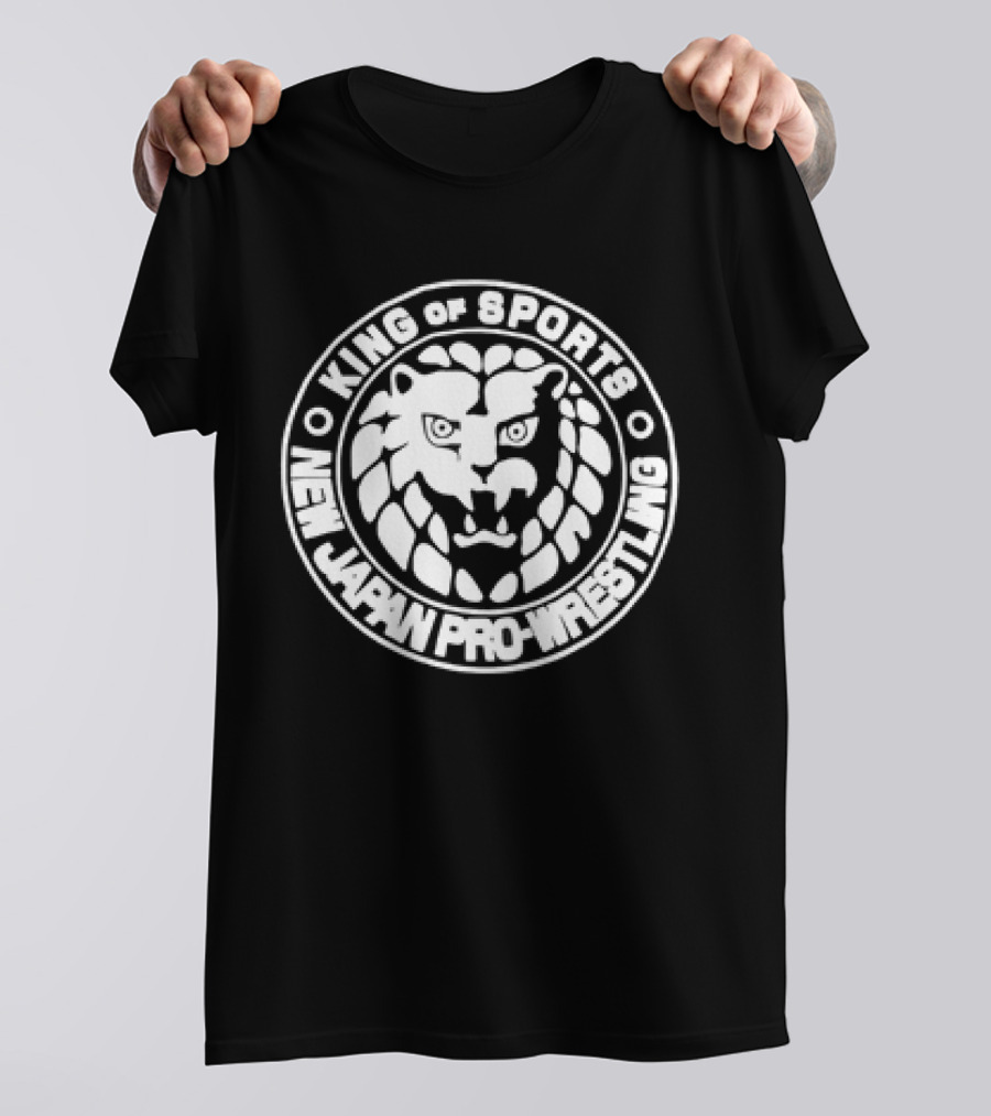 King Of Sports New Japan Pro Wrestling Lion T-Shirt
