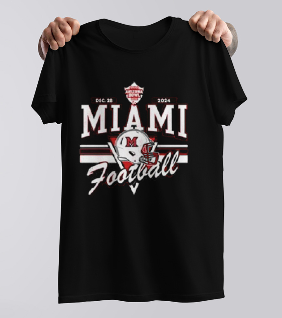 Miami RedHawks Arizona Bowl Football Dec 28 T-Shirt