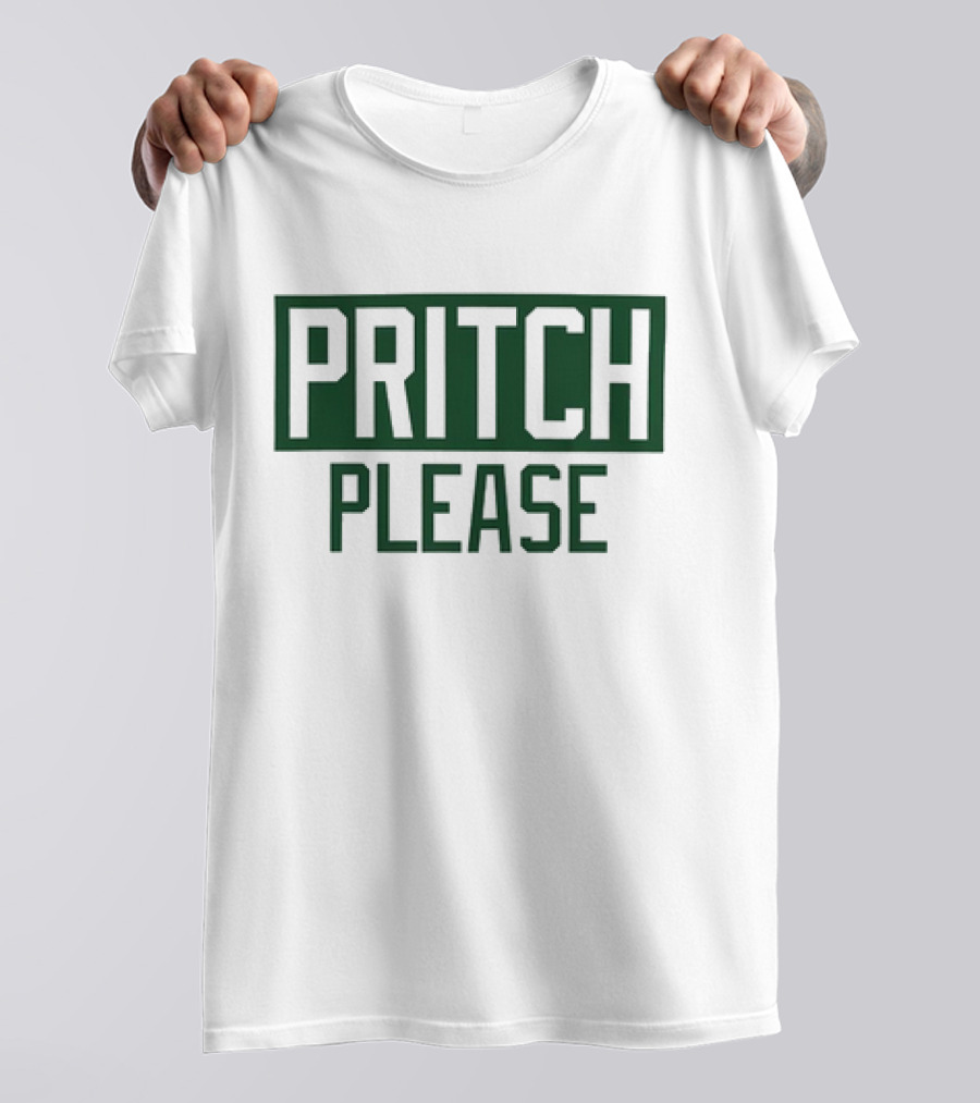 Boston Celtics Basketball Pritch Please T-Shirt