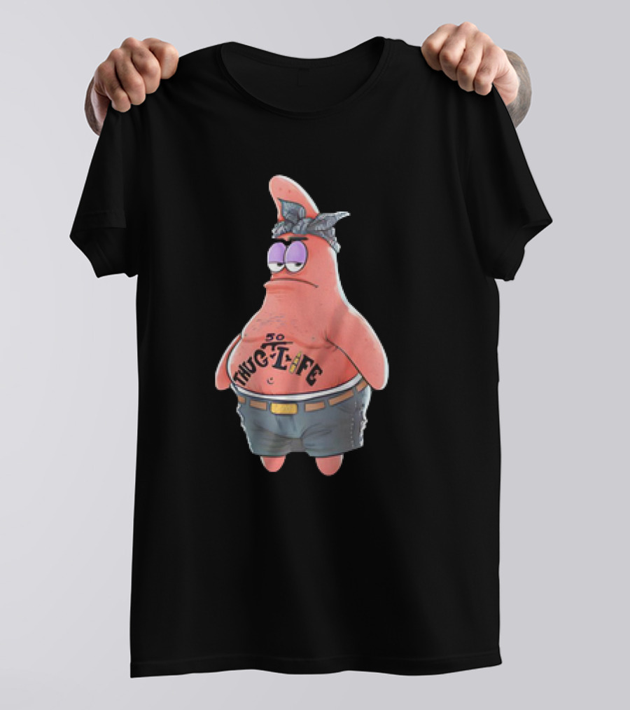 Patrick Star Thug Life So Gangster T-Shirt