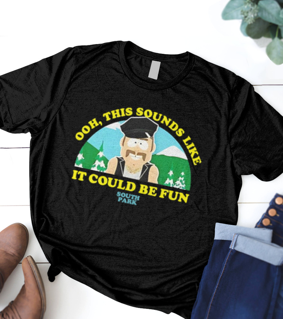 Ooh This Sounds Like It Could Be Fun South Park Vintage Biker Character T-Shirt