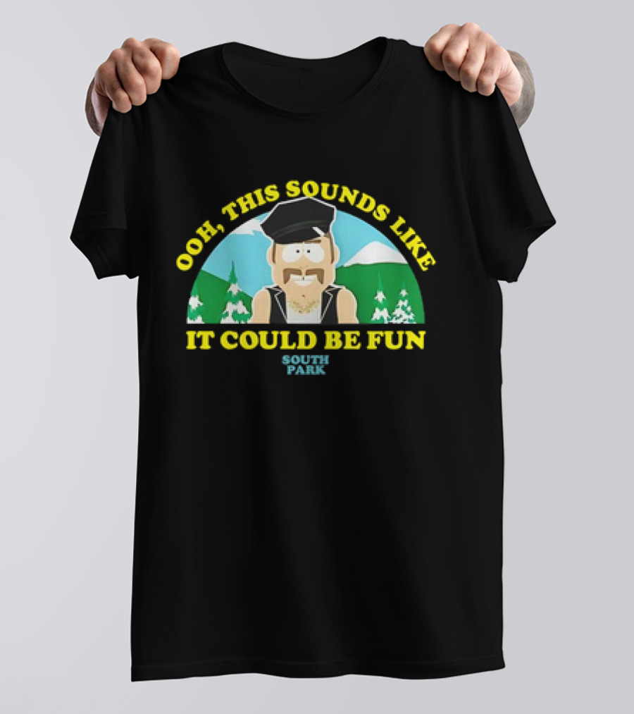Ooh This Sounds Like It Could Be Fun South Park Vintage Biker Character T-Shirt