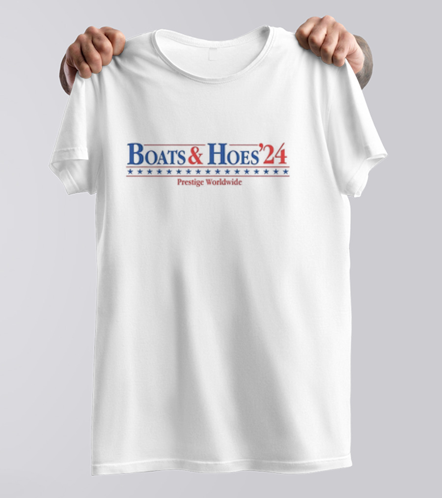 Boats And Hoes ’24 Prestige Worldwide Stars T-Shirt