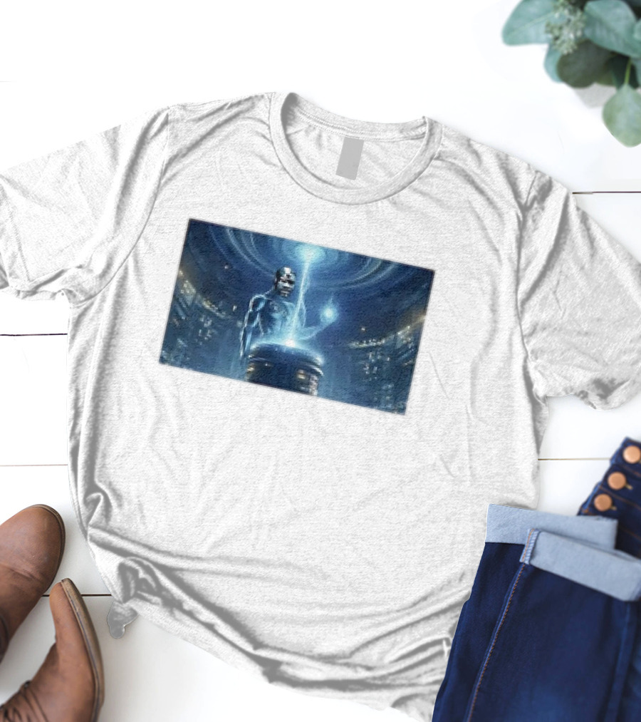 George Droyd Futuristic Reactor Energy Core Image T-Shirt