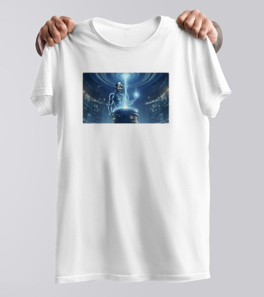 George Droyd Futuristic Reactor Energy Core Image T-Shirt
