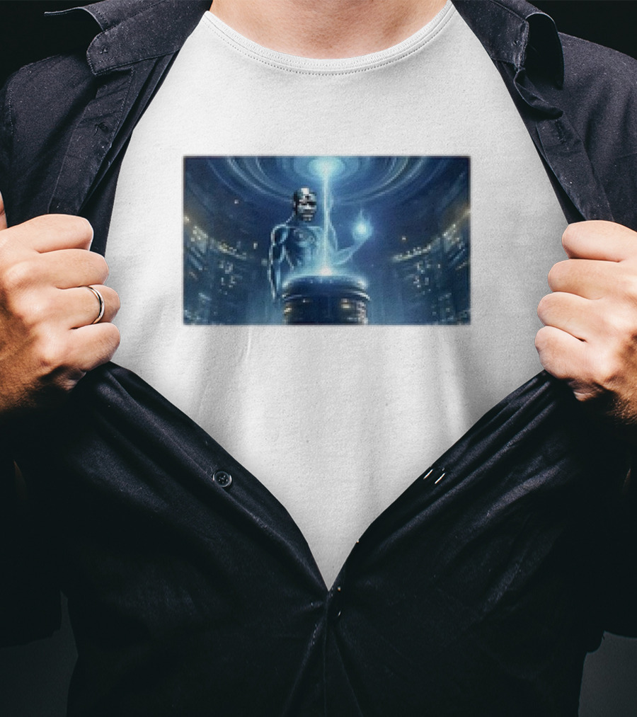 George Droyd Futuristic Reactor Energy Core Image T-Shirt