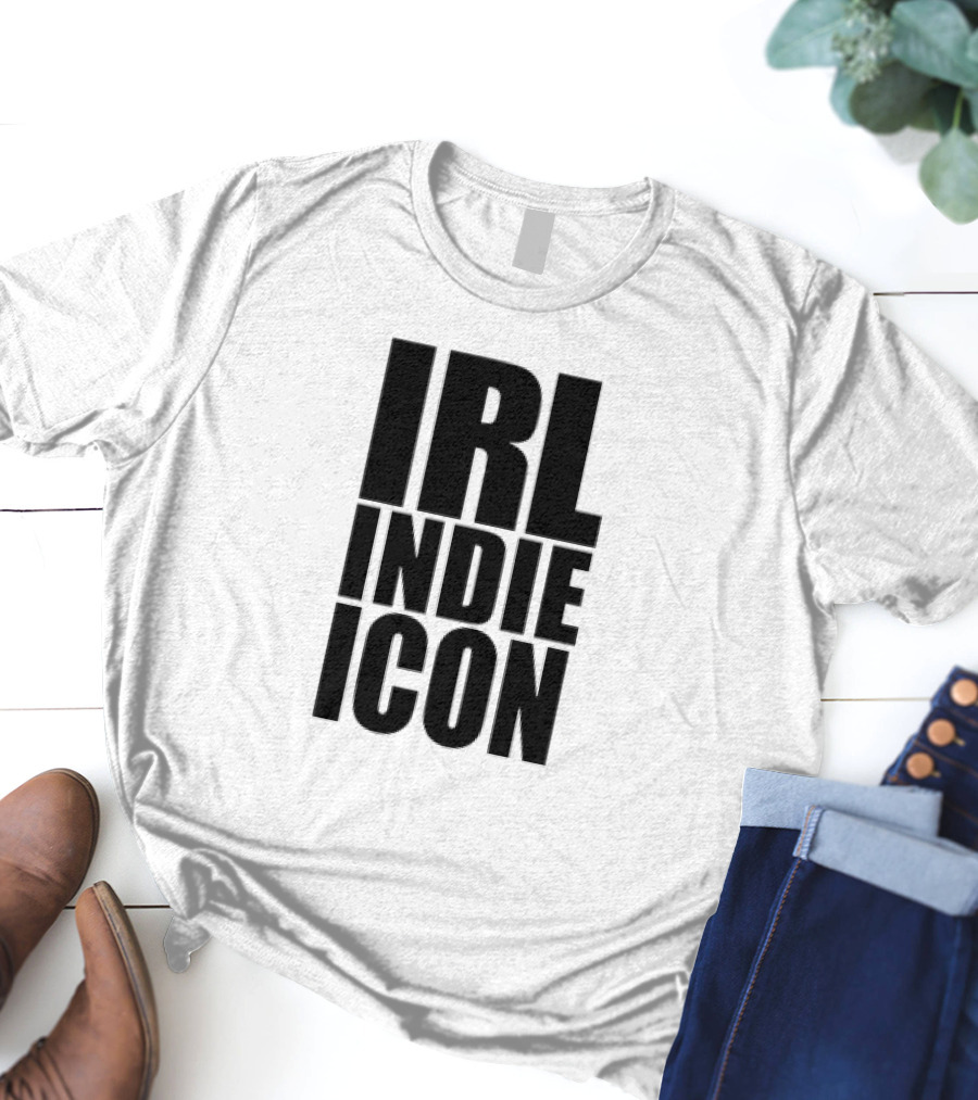 IRL Indie Icon Text Block T-Shirt