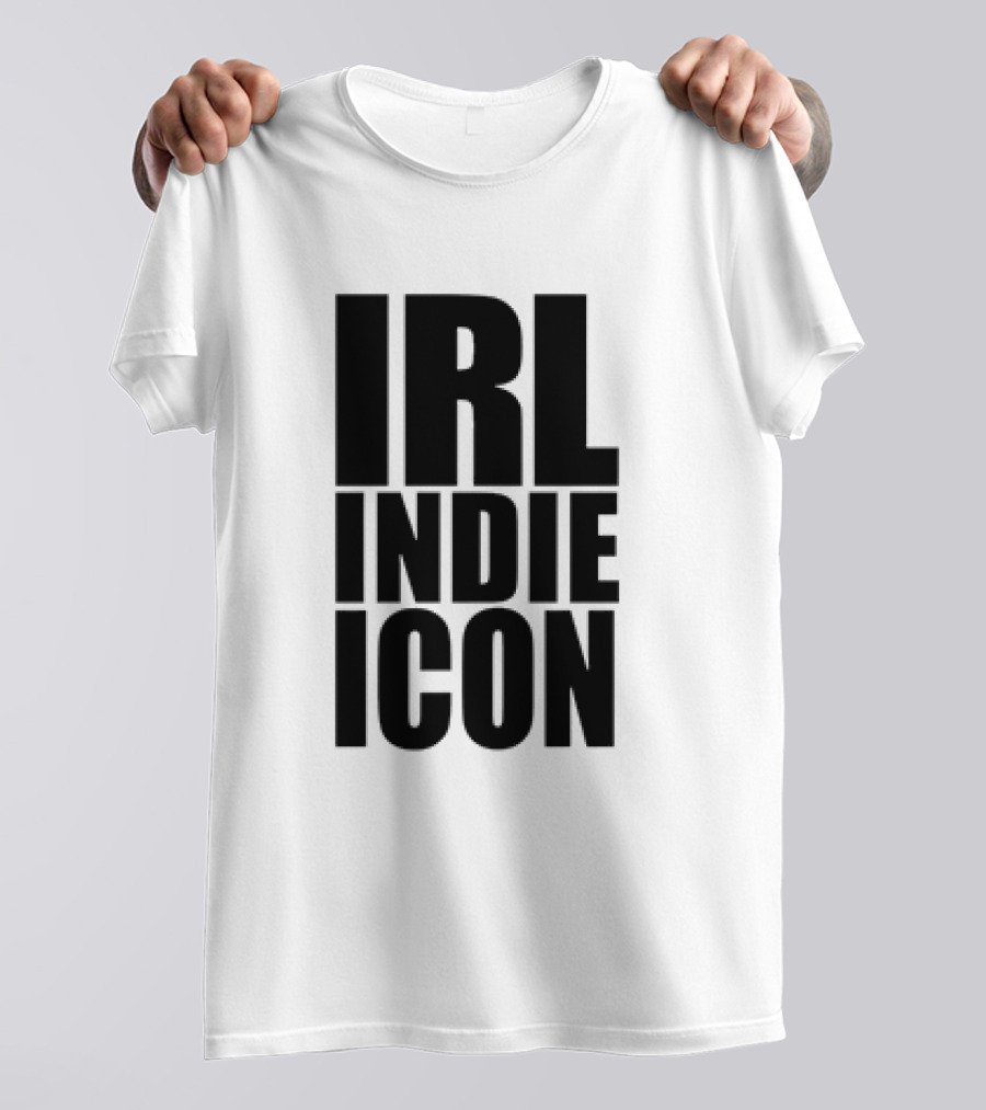 IRL Indie Icon Text Block T-Shirt