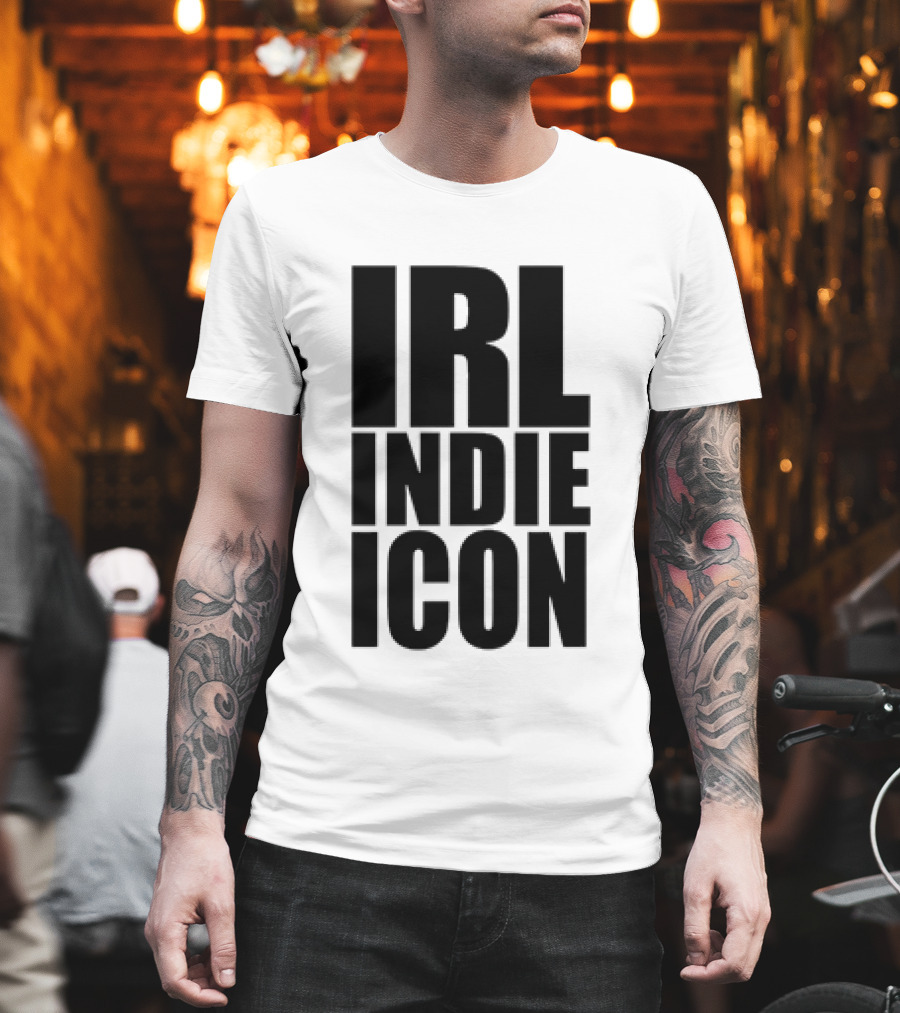 IRL Indie Icon Text Block T-Shirt