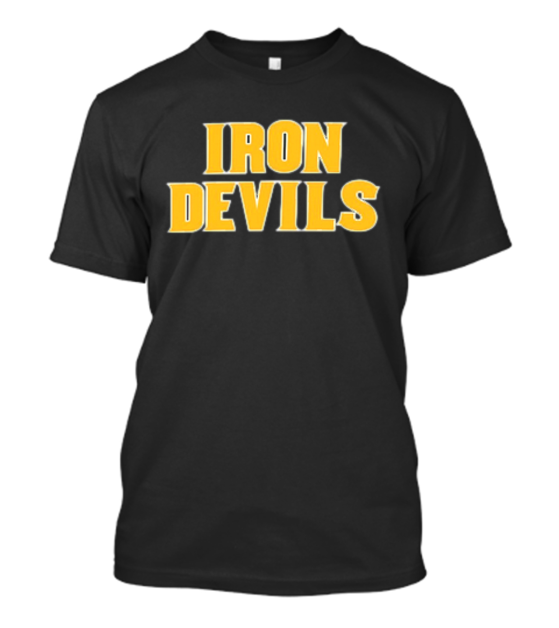 ASU Iron Devils Team Symbol Iconic Yellow T-Shirt