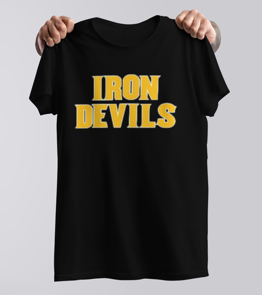 ASU Iron Devils Team Symbol Iconic Yellow T-Shirt