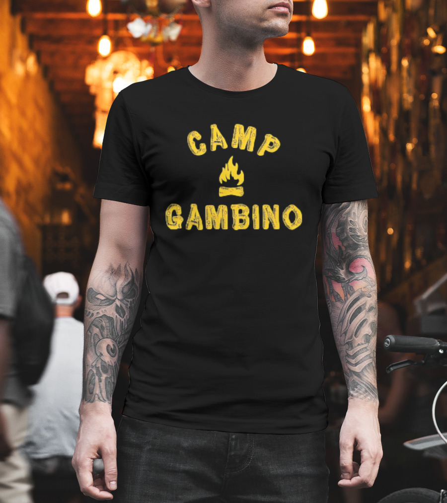Camp Gambino Campfire Theme T-Shirt