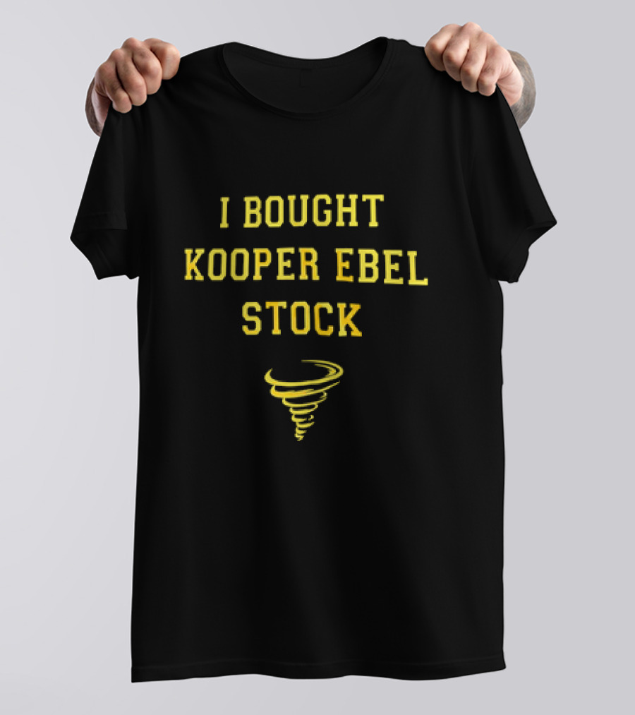I Bought Kooper Ebel Stock Tornado Spiral T-Shirt