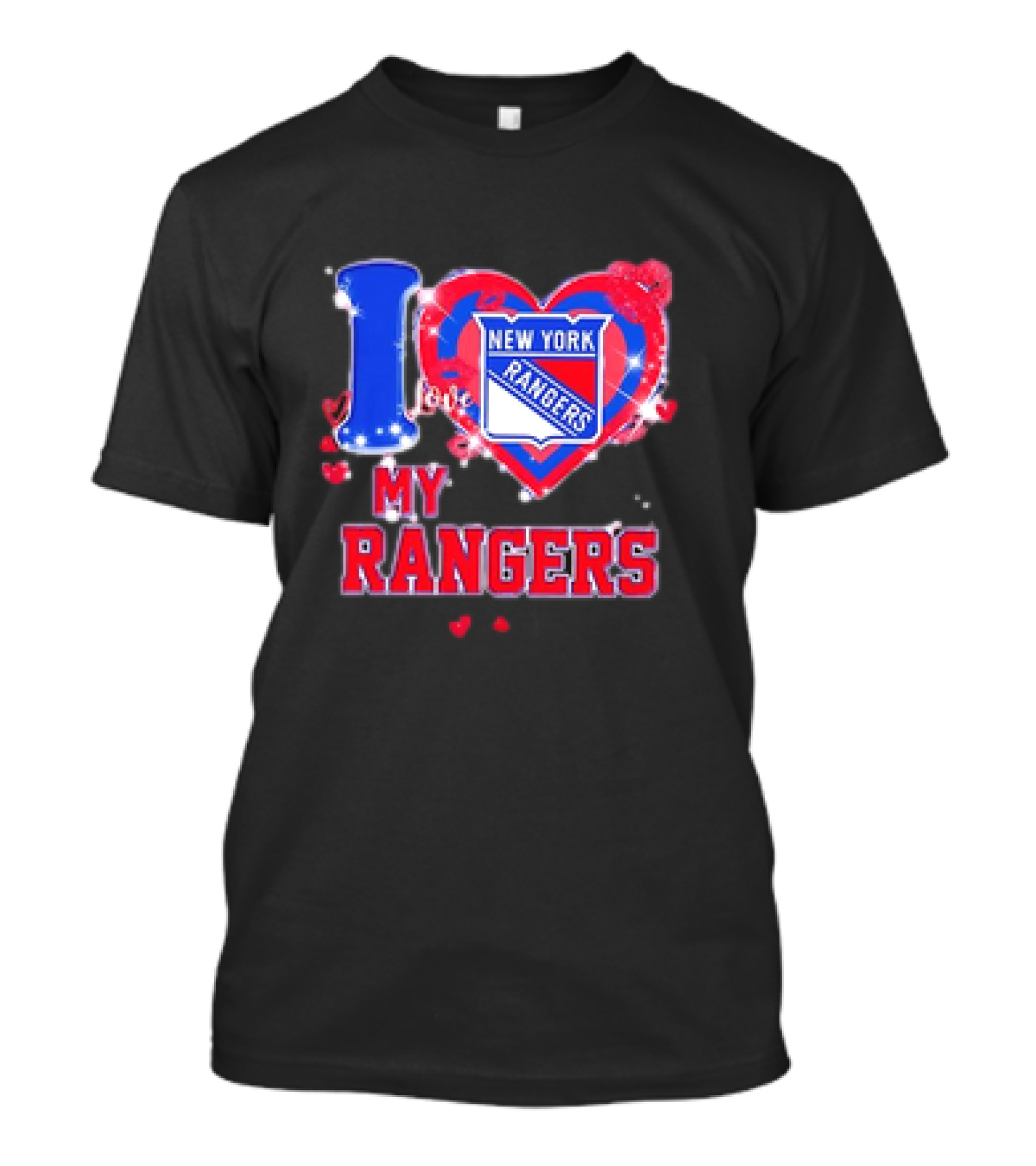 I Love My New York Rangers Heart T-Shirt
