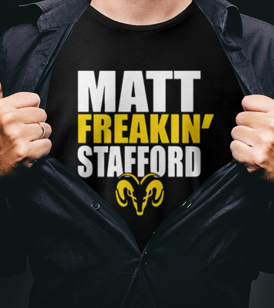 Los Angeles Rams Matt Freakin’ Stafford Iconic Ram T-Shirt