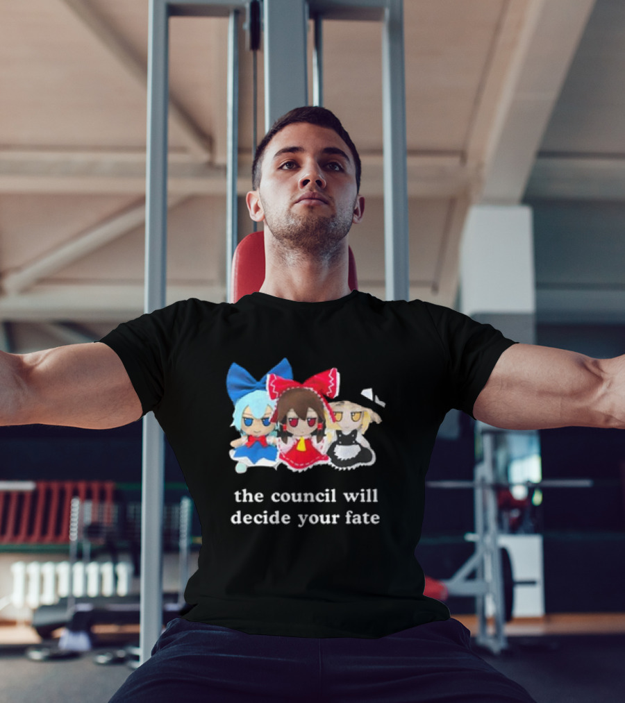 The Council Will Decide Your Fate Touhou Cirno Marisa Reimu Dolls T-Shirt