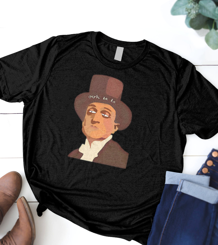 The Man Ooh La La Top Hat Gentleman Vintage Caricature Essential T-Shirt