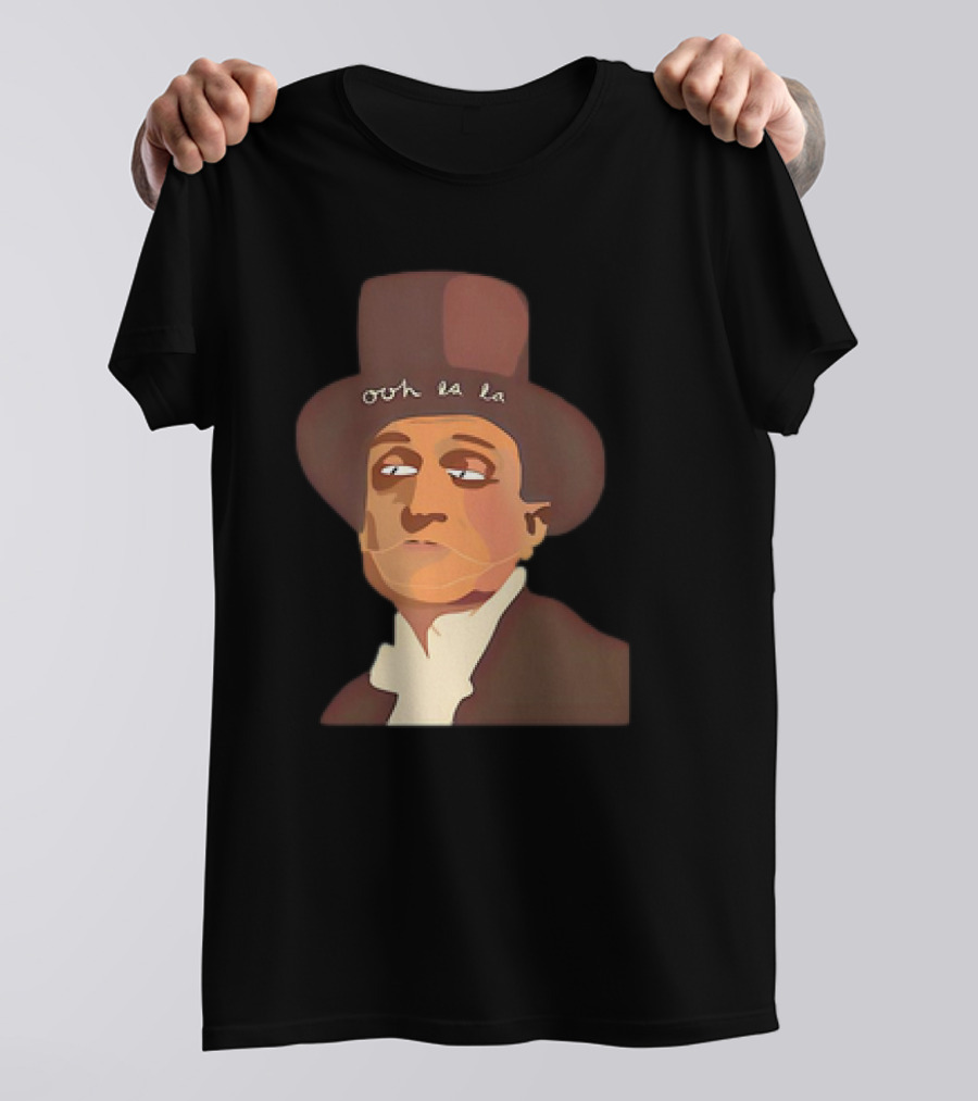 The Man Ooh La La Top Hat Gentleman Vintage Caricature Essential T-Shirt