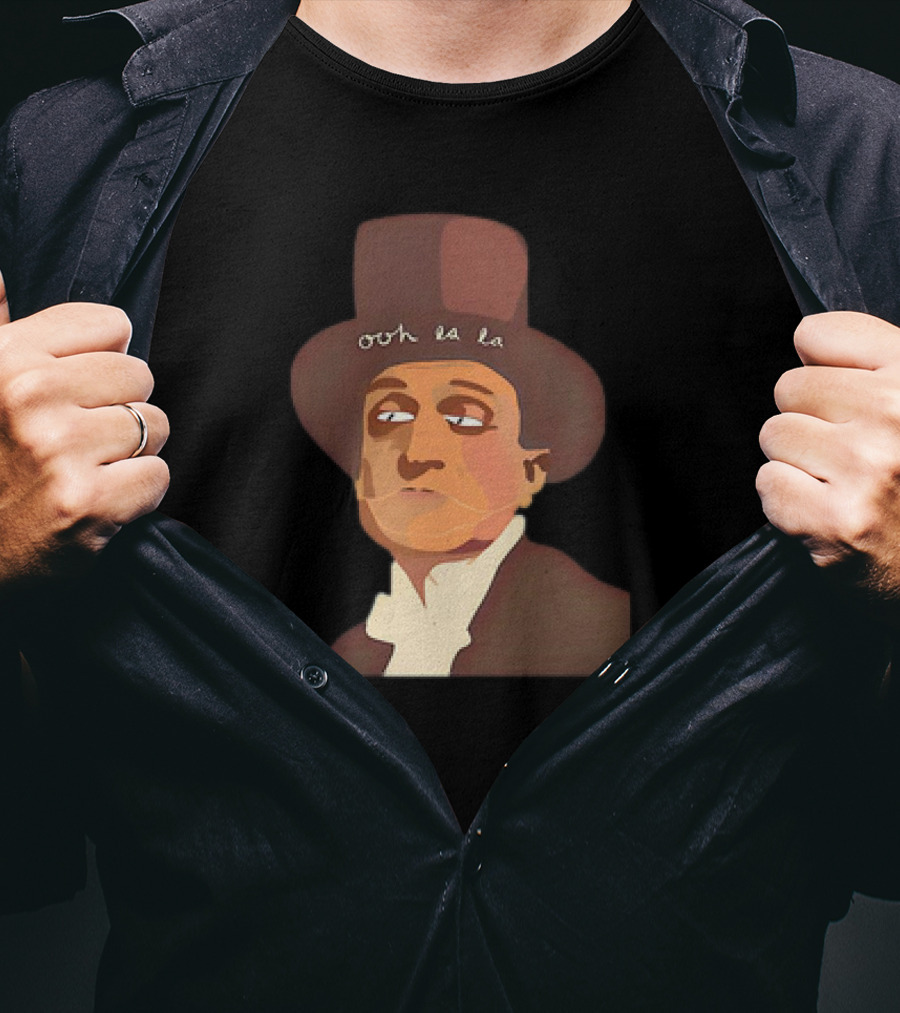 The Man Ooh La La Top Hat Gentleman Vintage Caricature Essential T-Shirt