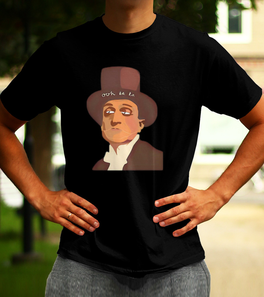 The Man Ooh La La Top Hat Gentleman Vintage Caricature Essential T-Shirt