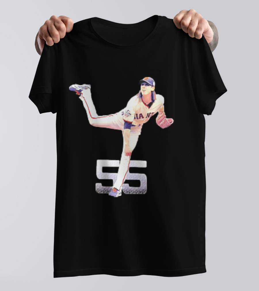 Tim Lincecum Giants Number 55 T-Shirt