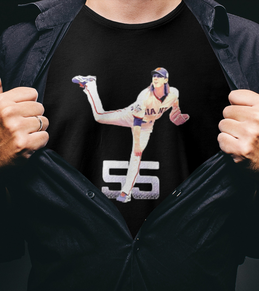 Tim Lincecum Giants Number 55 T-Shirt