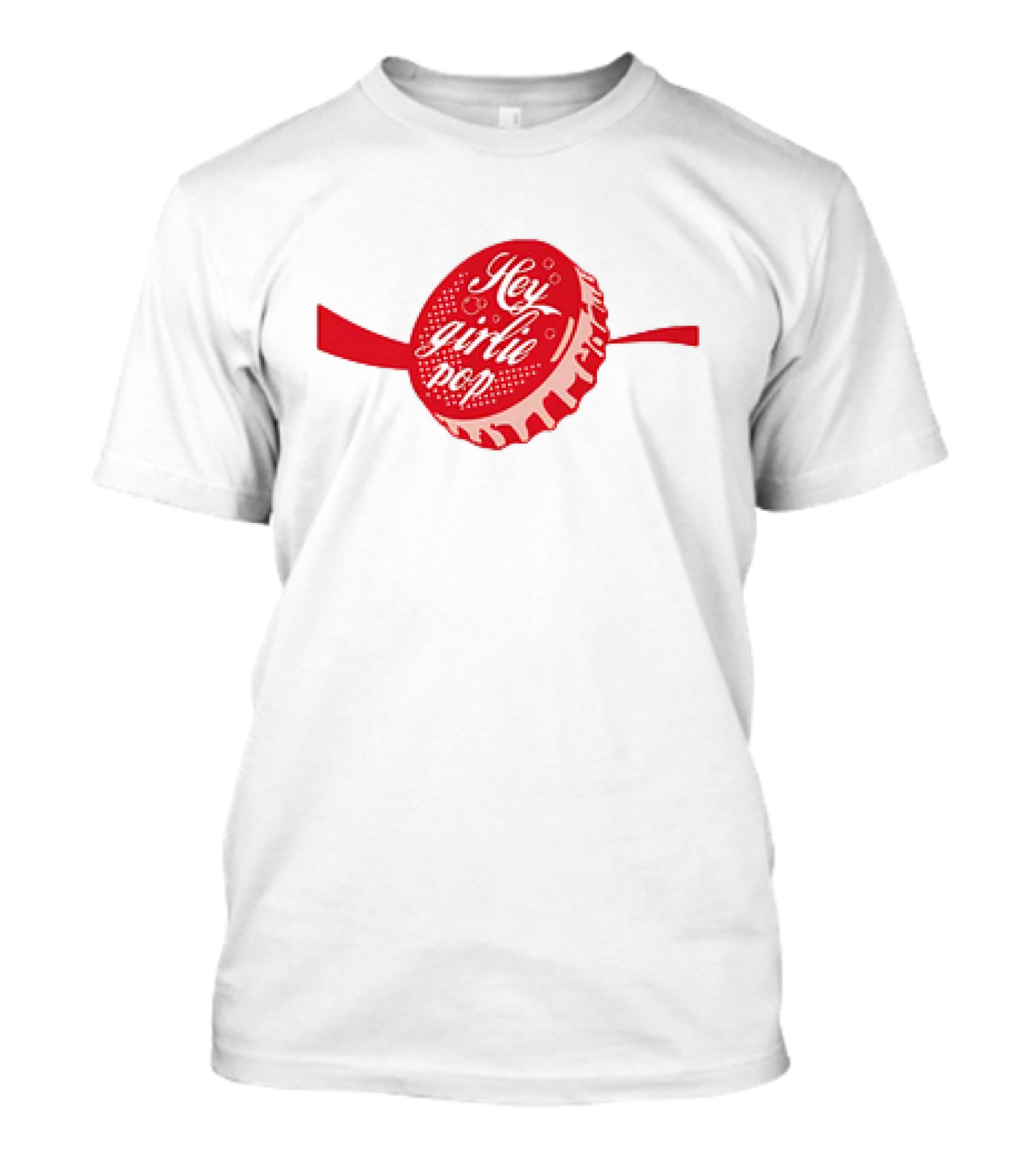 Hey Girlie Pop Soda Cap T-Shirt
