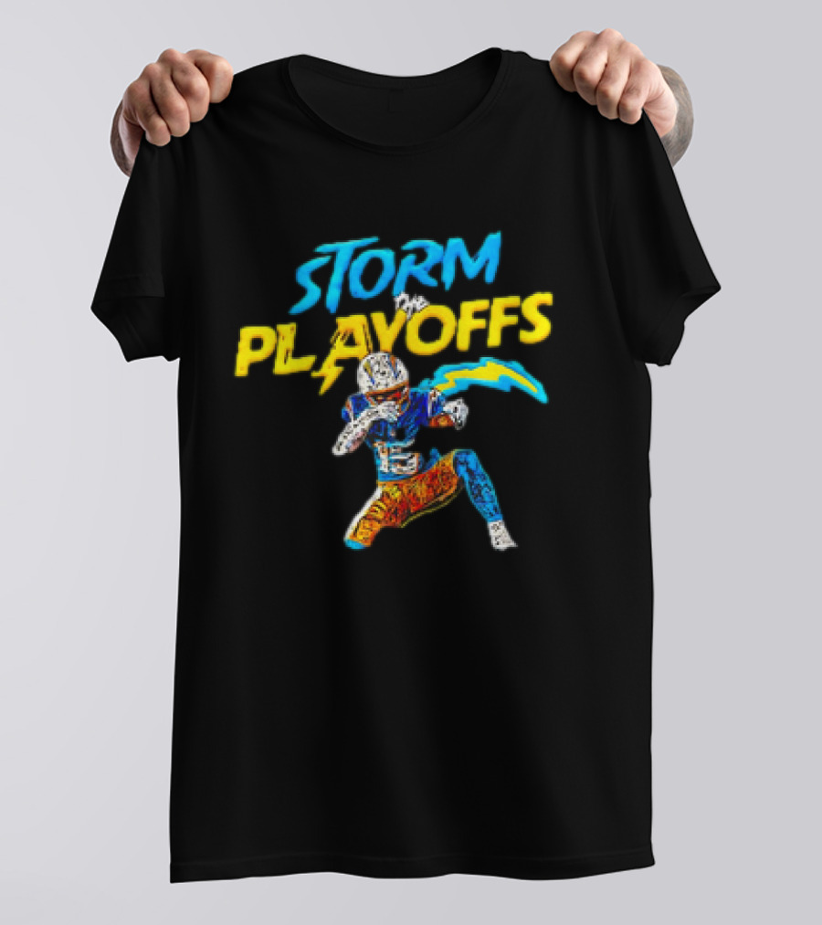 Storm The Playoffs Los Angeles Rams Demarcus Robinson Football T-Shirt