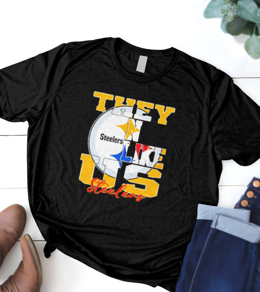 Pittsburgh Steelers NFL Football They Not Like Us T-Shirt
