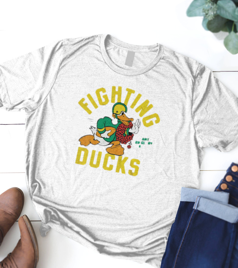 Fighting Ducks Oregon Ducks Chant Her Glory T-Shirt