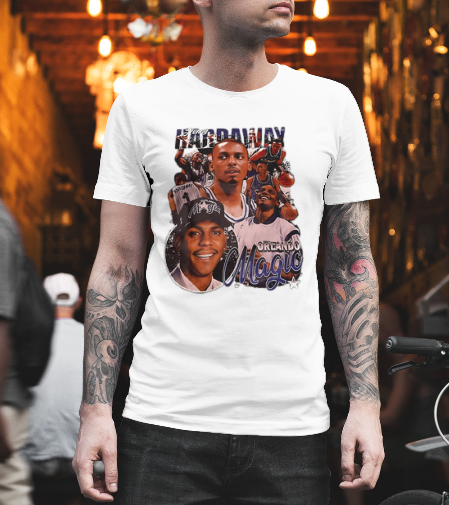 Hardaway Orlando Magic Retro Basketball Legend T-Shirt