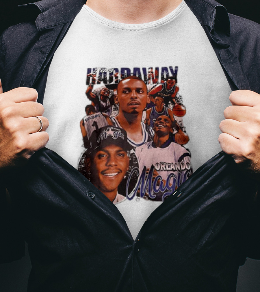 Hardaway Orlando Magic Retro Basketball Legend T-Shirt
