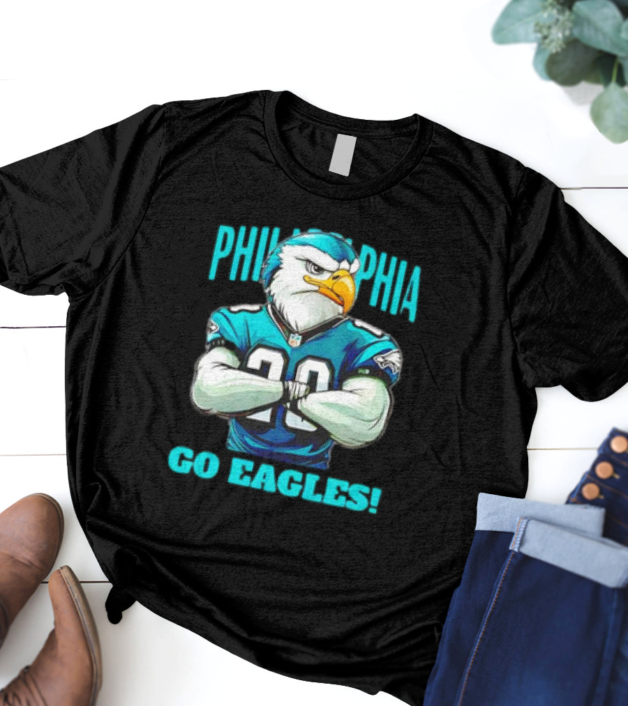 Philadelphia Eagles Mascot Go Eagles NFL Football T-Shirt