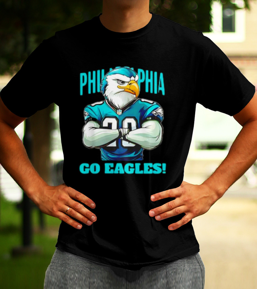 Philadelphia Eagles Mascot Go Eagles NFL Football T-Shirt