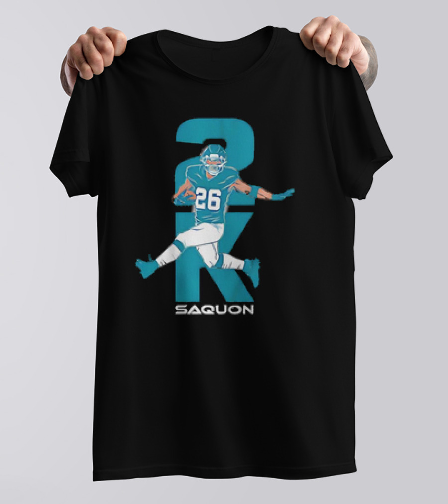 2K Saquon 26 Philadelphia Eagles NFL Football Vintage T-Shirt