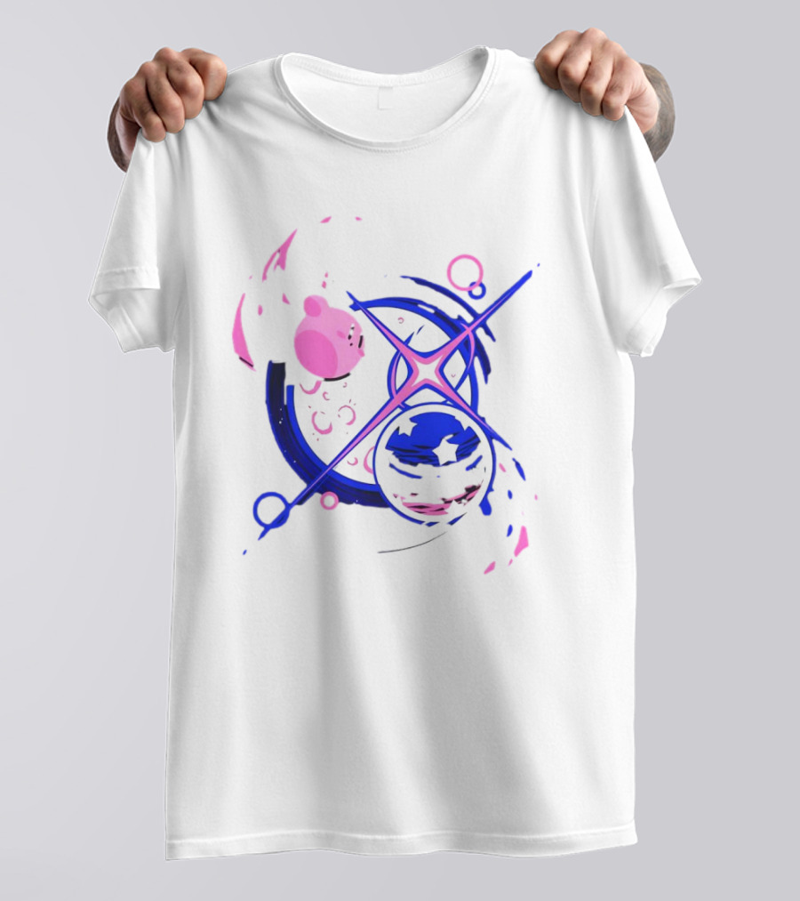 Kirby Oyasumi Celestial Moon Stars Dream T-Shirt