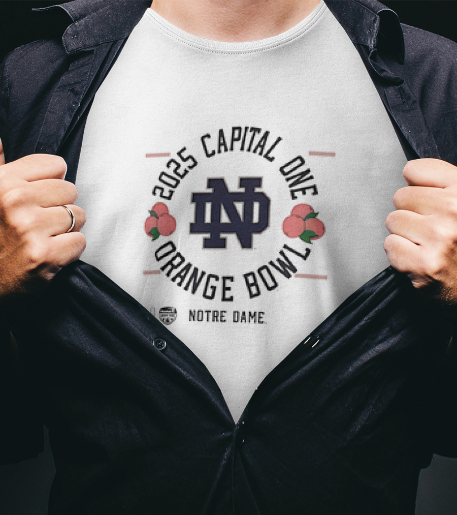 2025 Capital One Orange Bowl ND Notre Dame T-Shirt