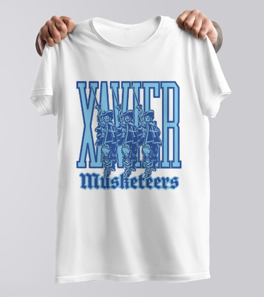 Xavier Musketeers Men's Basketball Three Musketeers Vintage T-Shirt