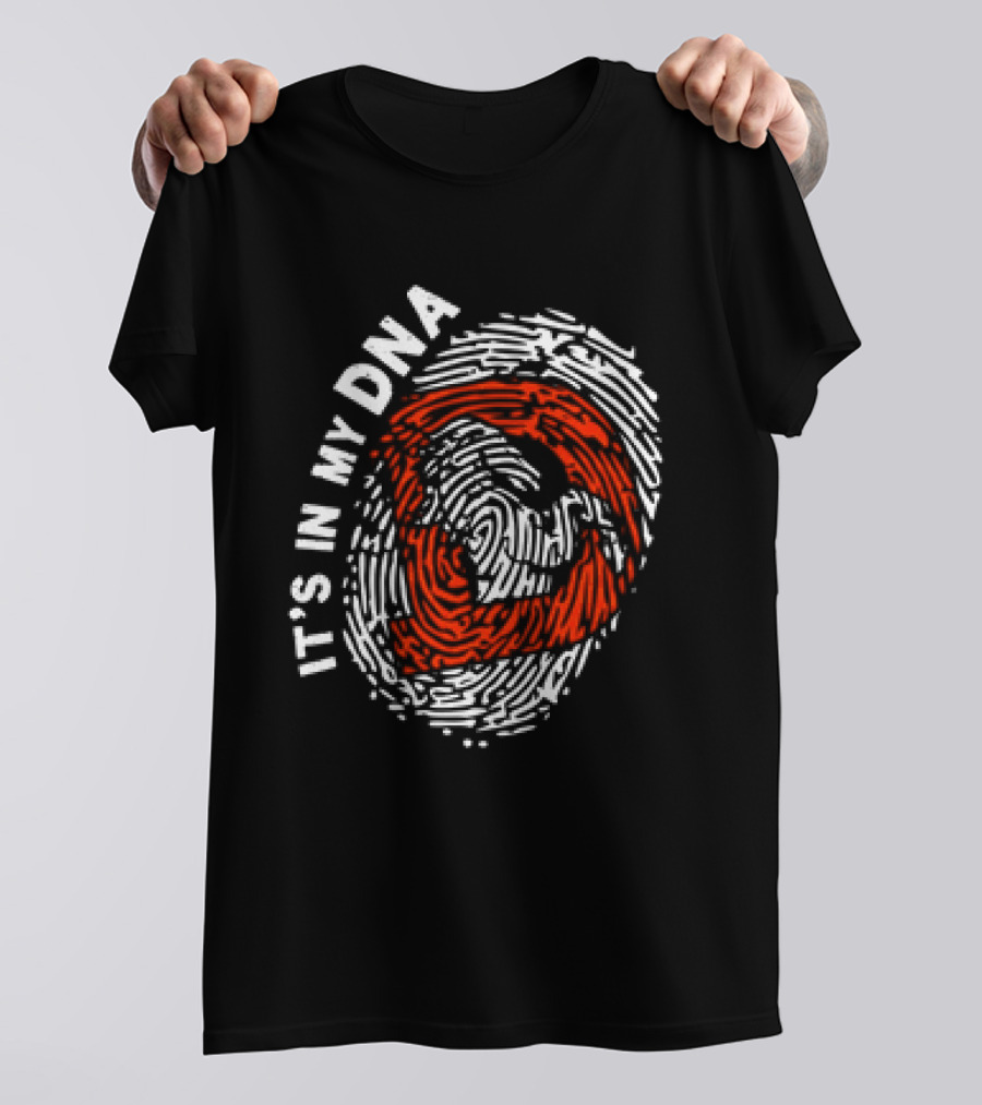It's In My DNA Denver Broncos Fingerprint T-Shirt
