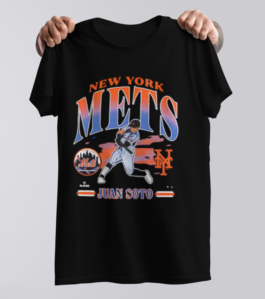 New York Mets Juan Soto Player MLB Baseball '47 Mets T-Shirt
