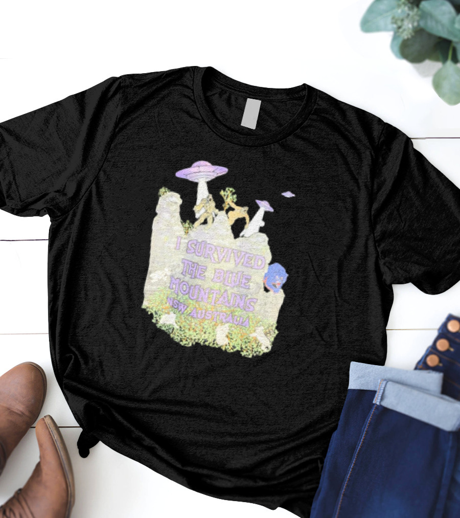 I Survived UFO Encounter In The Blue Mountains NSW Australia T-Shirt