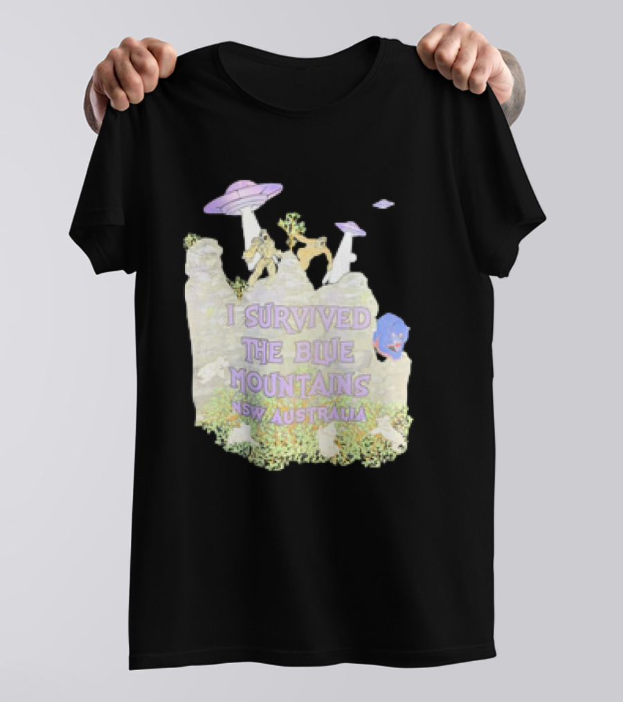 I Survived UFO Encounter In The Blue Mountains NSW Australia T-Shirt