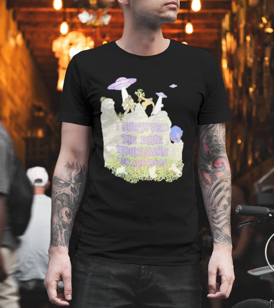 I Survived UFO Encounter In The Blue Mountains NSW Australia T-Shirt