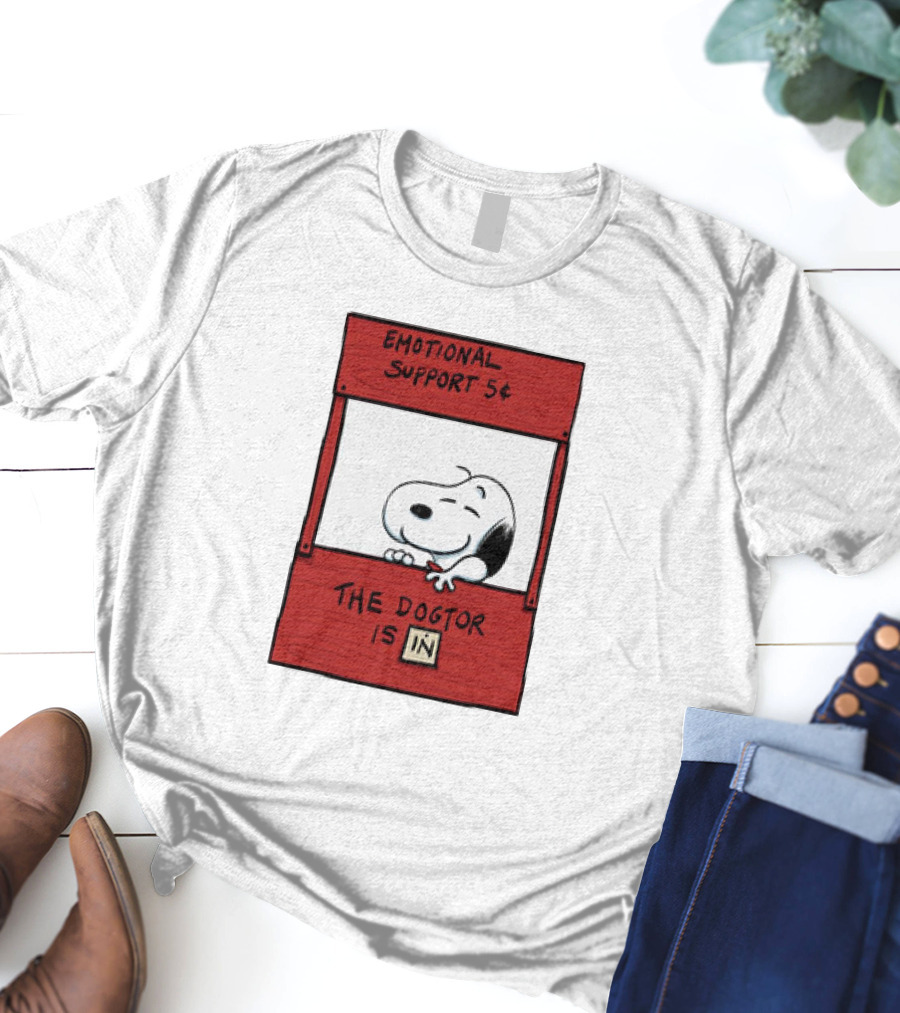 Emotional Support The Dogtor Is In T-Shirt