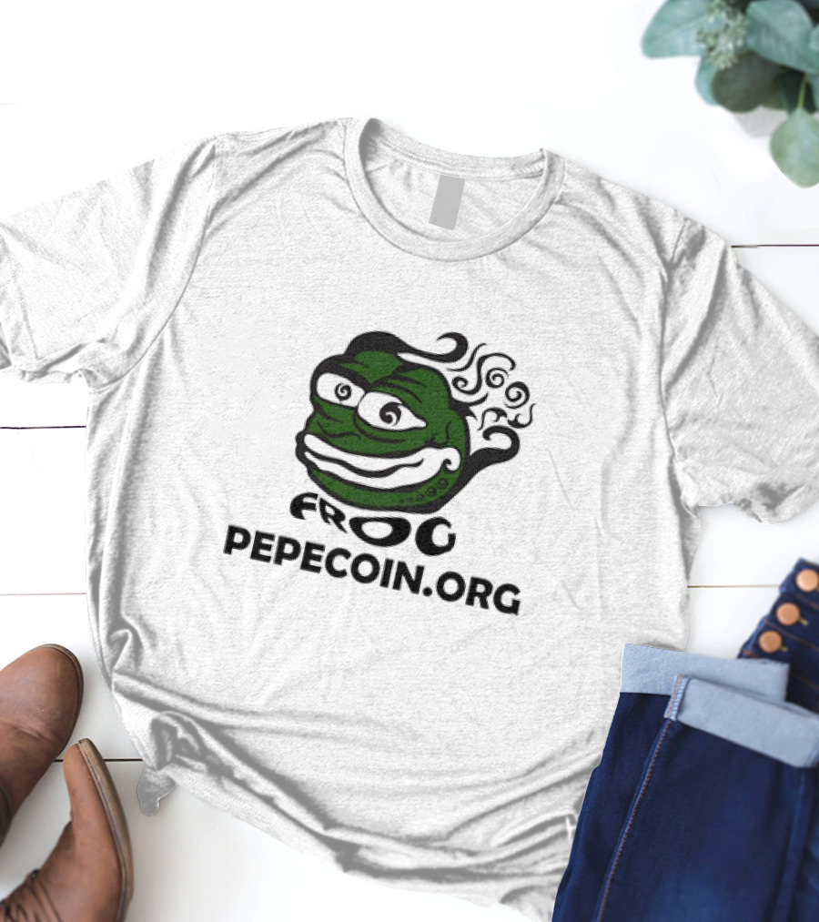Frog Pepecoin.org Pepethefrogger T-Shirt