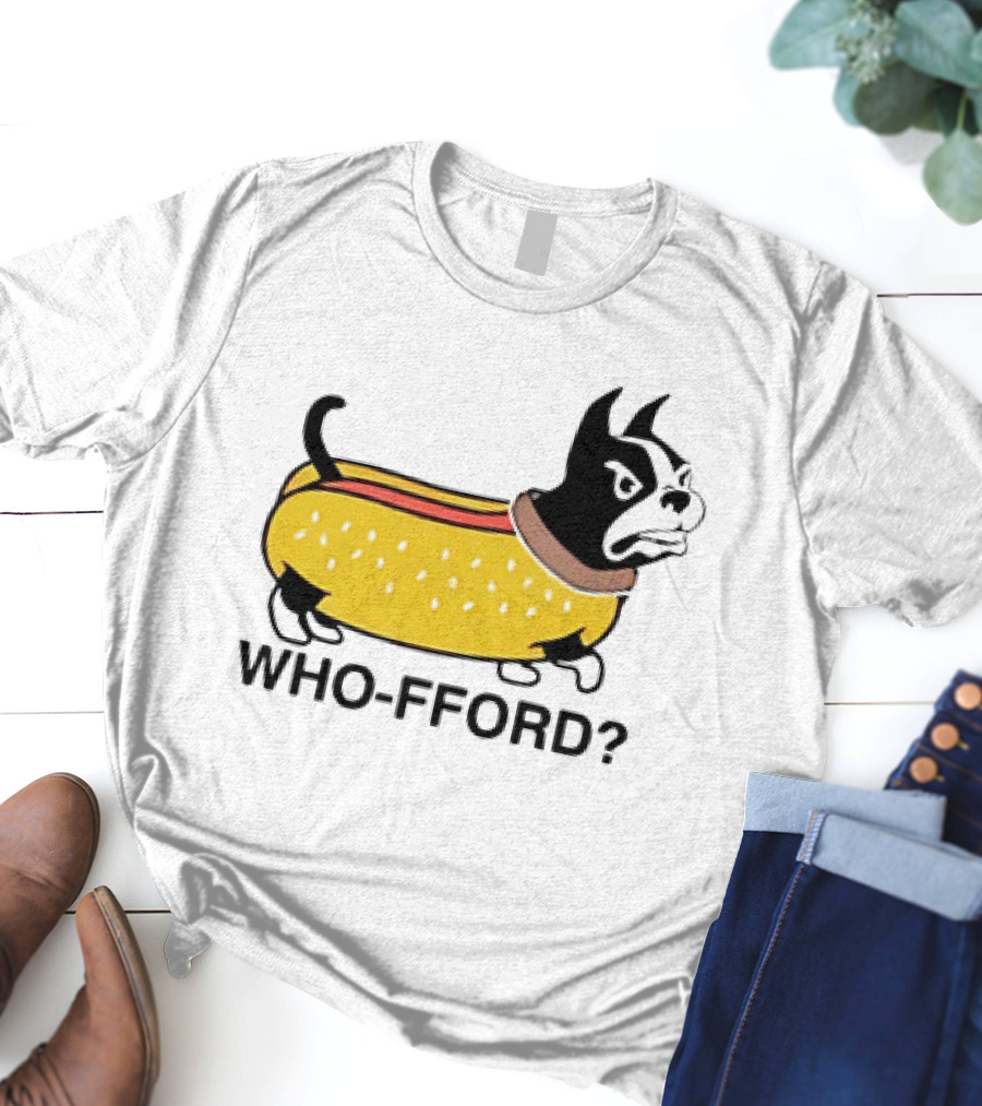 Furman Paladins Who-fford Hot Dog Bulldog T-Shirt