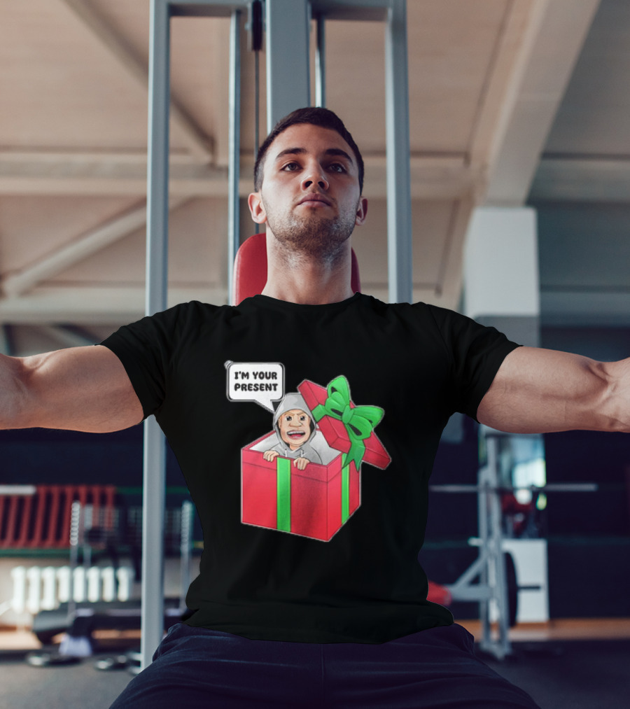 Artem Potokin I’m Your Present Cartoon Character In Gift Box T-Shirt