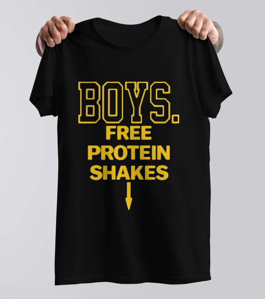 BOYS Free Protein Shakes Arrow T-Shirt