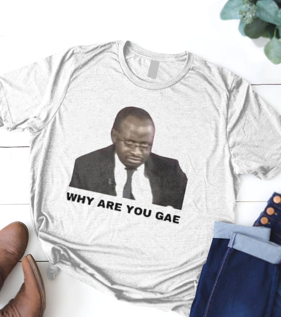 Uganda Gay Rights Interview Why Are You Gae Meme Iconic Image T-Shirt